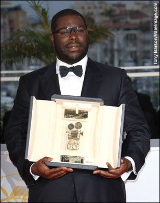 Director Steve McQueen receives the Camera d'Or award for 'Hunger' -- Cannes Film Festival -- May 25, 2008 Winners list 