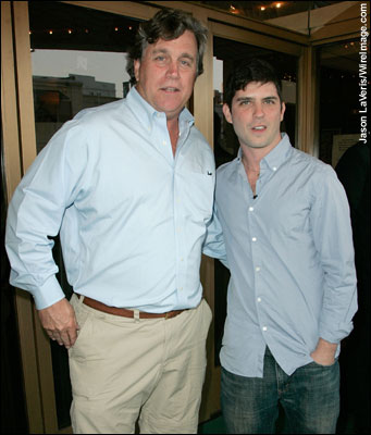 Tom Bernard and Jonathan Levine attend 'The Wackness' screening on June 24, 2008 in Westwood, California. 