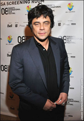 Benicio Del Toro attends the 'CHE Part 2' premiere in Toronto.