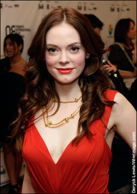 Rose McGowan at the 'Fifty Dead Men Walking' premiere.