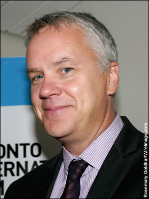 Tim Robbins in the green room at the 'The Lucky One' premiere at the Roy Thompson Hall on September 10, 2008 in Toronto, Canada. 