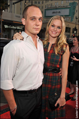 Ethan Embry and Sunny Mabrey arrive on the red carpet for the 'Eagle Eye' premiere at Mann's Grauman Chinese. &bull; Review: 'Eagle Eye' 