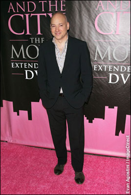 Actor Evan Handler arrives at the 'Sex and the City: The Movie' DVD release party in New York.