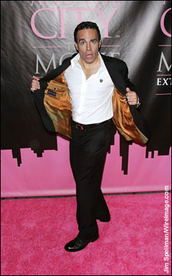 Mario Cantone attends the 'Sex and the City: The Movie' DVD launch at the New York Public Library.