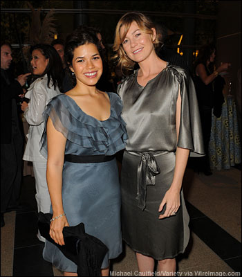 america ferrera hot pics. America Ferrera and Ellen