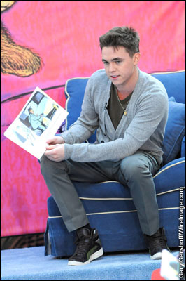 Musician Jesse McCartney at Jumpstart's Read for the Record at 'The Today Show' in New York -- October 2, 2008