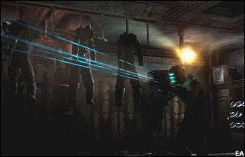 EA's new sci-fi horror videogame, 'Dead Space: Downfall' DVD Review 