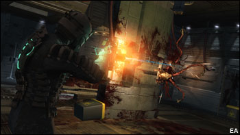 EA's new sci-fi horror videogame, 'Dead Space: Downfall' DVD Review 