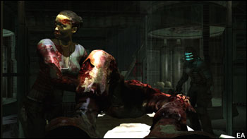 EA's new sci-fi horror videogame, 'Dead Space: Downfall' DVD Review 