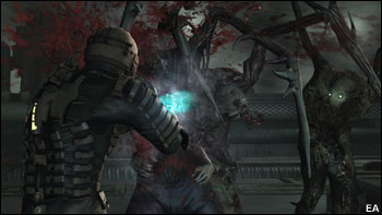 EA's new sci-fi horror videogame, 'Dead Space: Downfall' DVD Review 