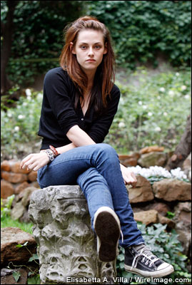 Actress Kristen Stewart attends the 'Twilight' portrait session at St.Regis Grand Hotel on October 31, 2008 in Rome, Italy.