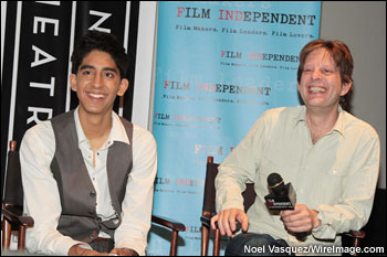 Dev Patel and writer Christian Colson at the 'Slumdog Millionaire' screening -- November 6, 2008 Review: Slumdog Millionaire 