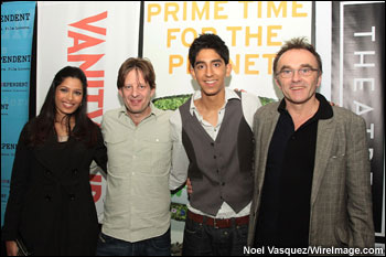 Freida Pinto, Christian Colson, Dev Patel and Danny Boyle -- November 6, 2008 Review: Slumdog Millionaire 