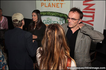 Freida Pinto and Danny Boyle at the Landmark Theater in Los Angeles -- November 6, 2008 Review: Slumdog Millionaire 