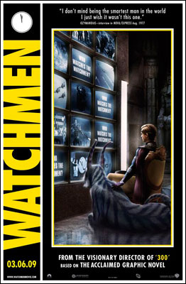  Film: Watchmen Release Date: March 6, 2009 View Trailer 