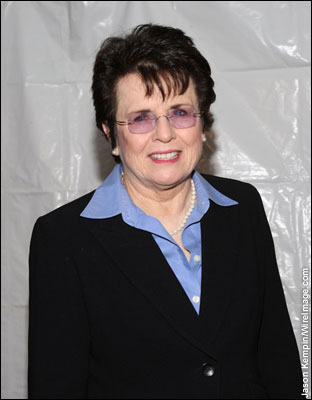 Former tennis star Billie Jean King at the 'Billy Elliot' premiere -- November 13, 2008 Review: Billy Elliot: The Musical 
