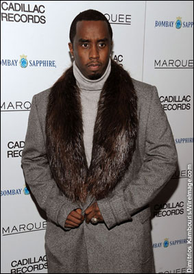 Sean 'Diddy' Combs attends the premiere of 'Cadillac Records' in New York. &bull; Review: Cadillac Records 