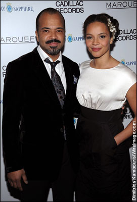 Actors Jeffrey Wright and Carmen Ejogo. &bull; Review: Cadillac Records 
