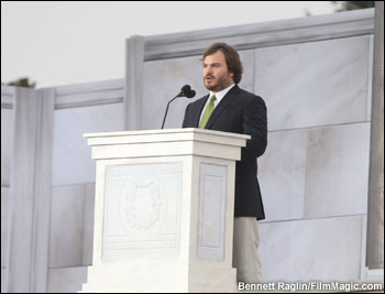 Jack Black attends the Opening Celebration for the 56th Presidential Inauguration at the Lincoln Memorial in Washington, D.C. -- January 18, 2009
