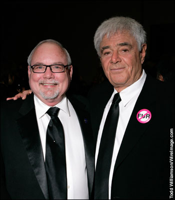 ACE president Randy Roberts and director Richard Donner attend a cocktail reception for the 59th Annual ACE Eddie Awards at the Beverly Hilton Hotel on February 15, 2009 in Beverly Hills, California.