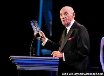Editor Sid Katz speaks on stage during the 59th Annual ACE Eddie Awards at the Beverly Hilton Hotel on February 15, 2009 in Beverly Hills, California.