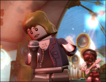 Lego has paired up with MTV Games and Harmonix to build its own piece of the popular 'Rock Band' vidgame franchise. Read full story. 