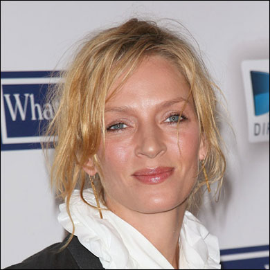 Actress Uma Thurman attends the 8th Annual Tribeca Film Festival 'Whatever Works' premiere at the Ziegfeld on April 22, 2009 in New York City. Complete Tribeca coverage 