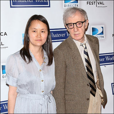 Soon-Yi Previn and director Woody Allen attend the 8th Annual Tribeca Film Festival 'Whatever Works' premiere at the Ziegfeld on April 22, 2009 in New York City. Review: Whatever Works 