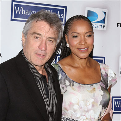 Actor Robert De Niro and Grace Hightower attend the 8th Annual Tribeca Film Festival 'Whatever Works' premiere at the Ziegfeld on April 22, 2009 in New York City. Review: Whatever Works 