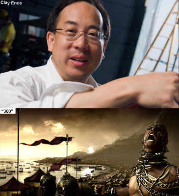 When '300' first screened for audiences, Larry Fong was disappointed with some of the feedback at first.