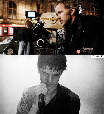For cinematographer Martin Ruhe , going from shooting a few days at a time on musicvideos and blurbs to seven weeks on location for 'Control' took some getting used to.