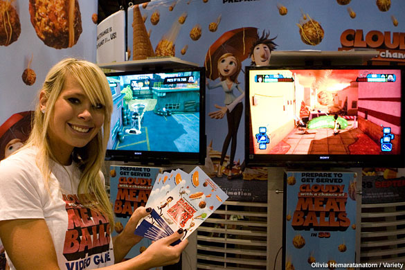 'Cloudy with a Chance of Meatballs' video game and film will be released in September.