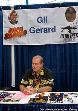 Gil Gerard was also on hand to meet fans at the autograph area. He played Captain Buck Rogers in the TV series, 'Buck Rogers in the 25th Century.'
