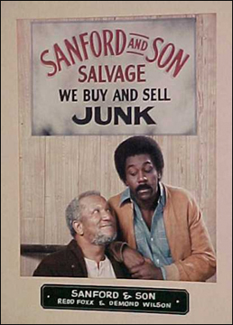  'Steptoe and Son' U.K. (BBC1, 1962-1974) 'Sanford and Son' U.S. (NBC, 1972-1977) Long before Fred and Lamont were junkyard owners in Watts, Albert and Harold were rag-and-bone men in Shepherd's Bush.