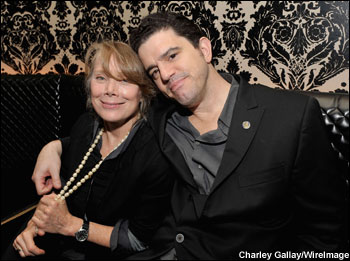 Actress Sissy Spacek and director Aaron Schneider attend the 'Get Low' bash at the Toronto Film Festival.