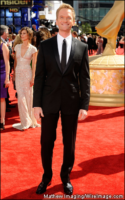 Host Neil Patrick Harris arrives on the red carpet before the 61st Primetime Emmy Awards.