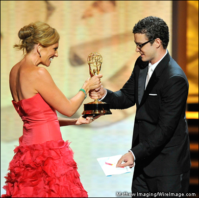 Toni Collette won in the lead actress in a comedy series for 'The United States of Tara.'