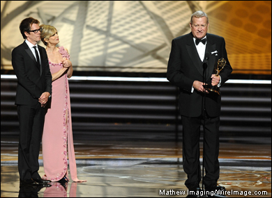 Ken Howard won for supporting actor in a miniseries or movie, 'Grey Gardens.'