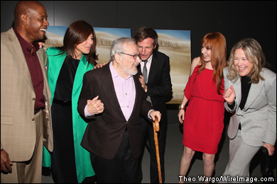 Forest Whitaker, Catherine Keener, Maurice Sendak, Spike Jonze, Lauren Ambrose and Catherine O'Hara at Tuesday's 'Where the Wild Things Are' premiere.