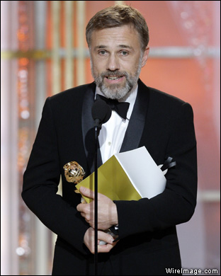 'Inglourious Basterds' thesp Christoph Waltz is thankful for his Golden Globe win for best supporting actor - film.