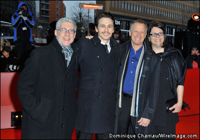 Director Robert Epstein, actor James Franco, director Jeffrey Friedmann and producer Elizabeth Redleaf attend the 'Howl' premiere during day two of the 60th Berlin International Film Festival at the Berlinale Palast on February 12, 2010 in Berlin, Germany