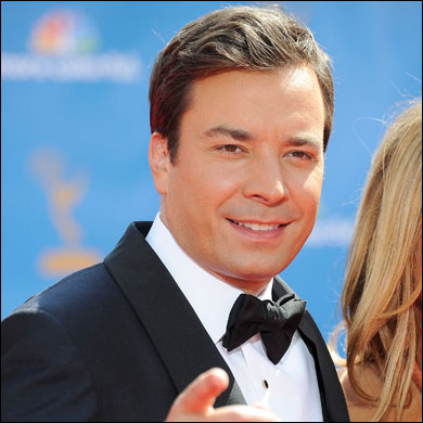 Emmy host Jimmy Fallon, above, arrives at the 62nd Annual Primetime Emmy Awards held at the Nokia Theatre L.A. Live on August 29, 2010 in Los Angeles, California.