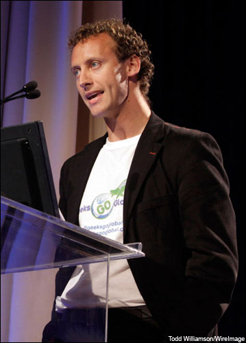 Geeks GO Global's Gareth Lewis attends Variety's Venture Capital and New Media Summit.