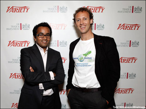 Founder and CEO of blinkx Suranga Chandratillake and Geeks GO Global's Gareth Lewis