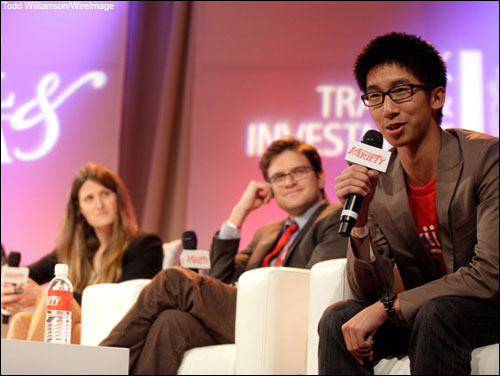 BeachMint VP of creative and celebrity partnerships Ara Katz, GameDesk CEO Lucien Vattel, and kiip CEO Brian Wong