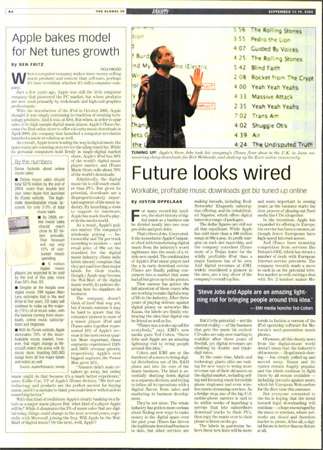 2004: Apple bakes model for Net tunes growth