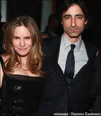 Jennifer Jason Leigh, her husband, writer-director Noah Baumbach, and Linda Wells attend the after party for ‘Margot at the Wedding’ hosted by The Cinema Society & Linda Wells at the SoHo Grand