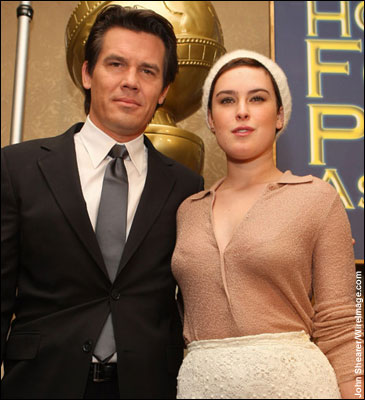 Josh Brolin and Rumer Willis attend the Cecil B. DeMille and Miss Golden Globe Announcements See photos, film credits and more on Josh Brolin 