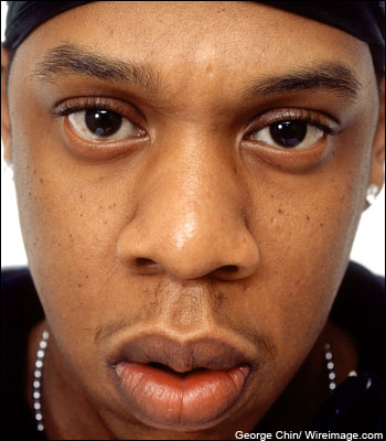 Jay-Z, seen here in a London photoshoot, received acclaim from critics this past year for his latest album, 'American Gangster' - October 3, 1999