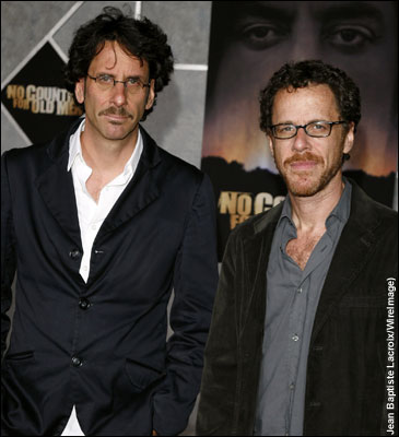 Ethan and Joel Coen picked up Best Screenplay kudos for their adaptation of Cormac McCarthy's 'No Country for Old Men.'